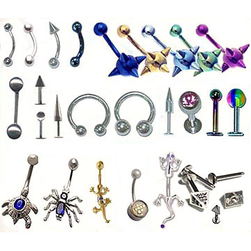 Never used piercing jewlery Images
